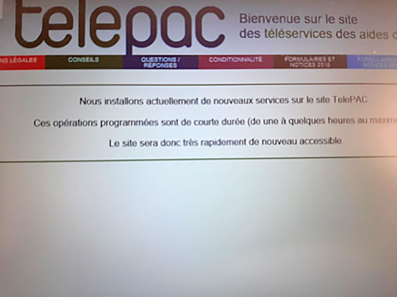 PAC 2020 - le site TéléPAC bientôt accessible