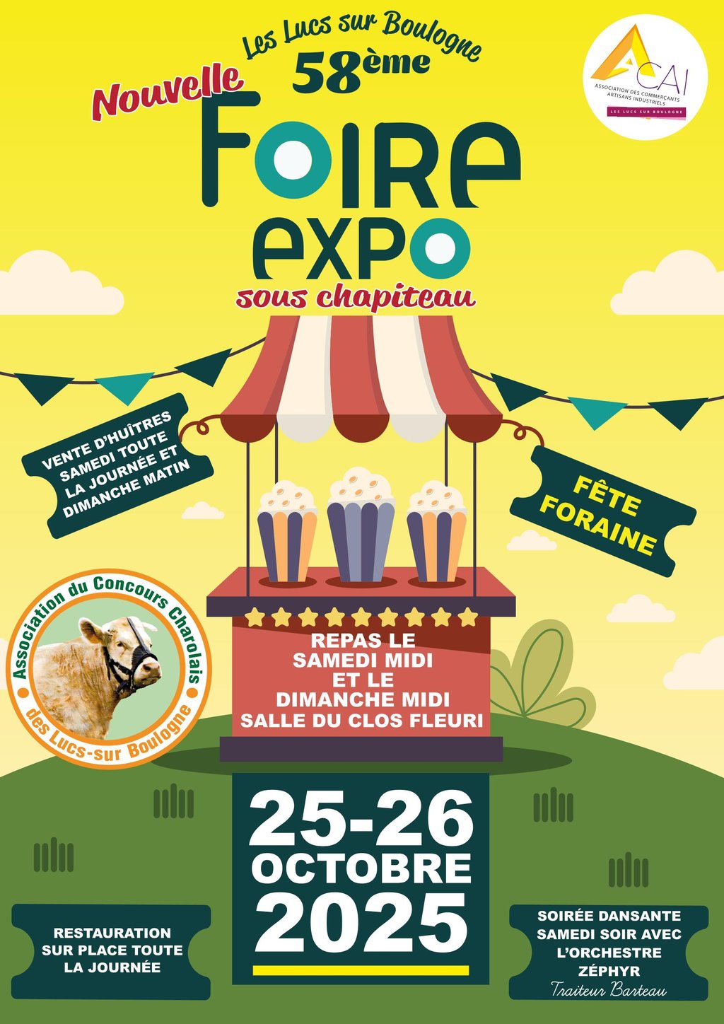 L’agriculture sera présente à la foire des Lucs ce week-end